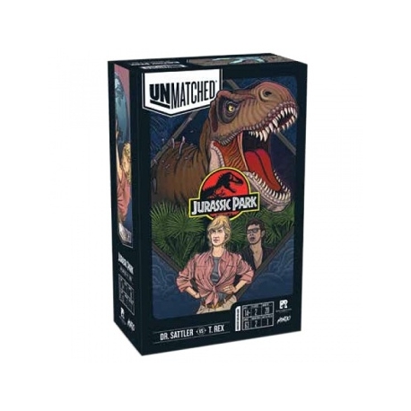 Unmatched Jurassic Park Sattler vs T Rex (Inglés)