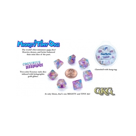 Mighty Tiny Dice - Cognitive Dissonance (7 Dice Set)
