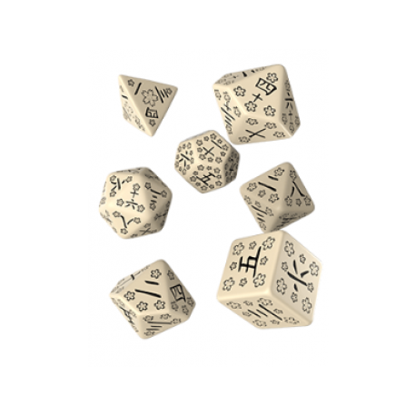 Japanese Dice Set: Last Words Stone (7)