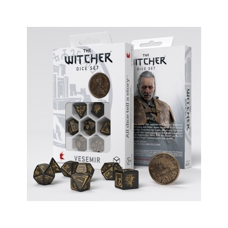 The Witcher Dice Set Vesemir - The Sword Master