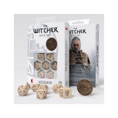 The Witcher Dice Set Vesemir - The Old Wolf