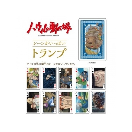 Howl's moving castle Playing cards
