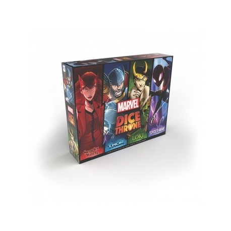 Dice Throne Marvel 4-Hero Box (Scarlet Witch, Thor, Loki, Spider-Man) (English)