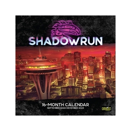 Shadowrun 16 Month Calendar Game Maps (Inglés)