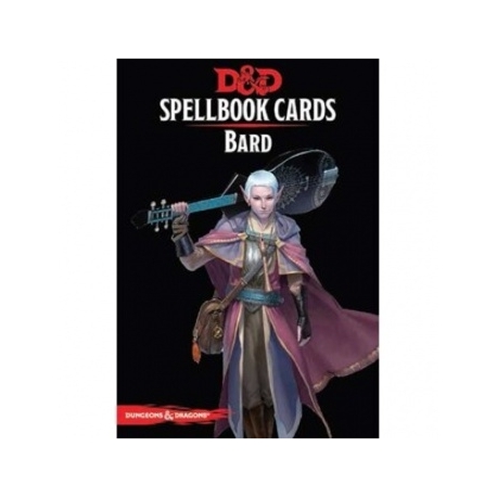 D&D Spellbook Cards: Bard Deck (128 Cards) (Alemán)