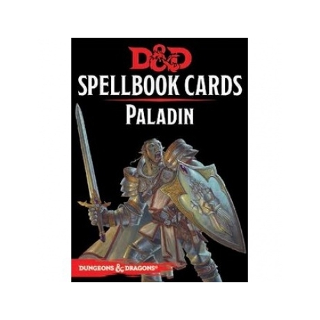 D&D Spellbook Cards: Paladin Deck (69 Cards) (Alemán)