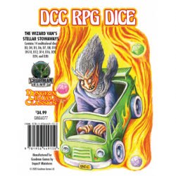 DCC RPG Dice - The Wizard Van's Stellar Stowaways