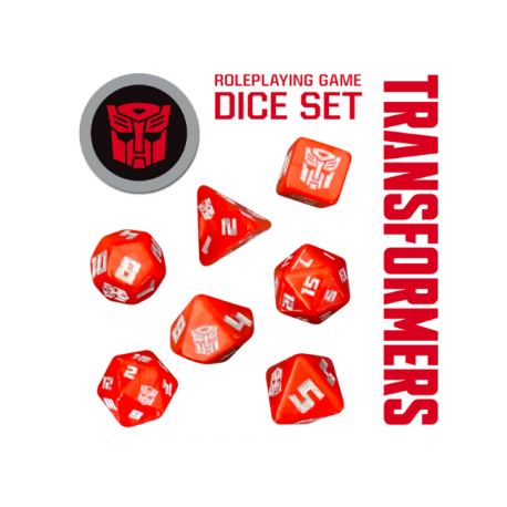 Transformers Roleplaying Game Dice Set