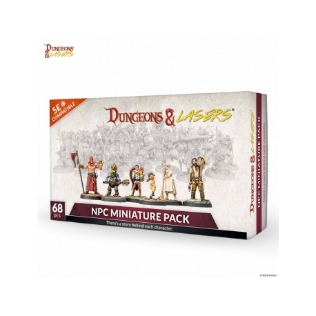 Dungeons & Lasers - NPC Miniature Pack (Inglés)
