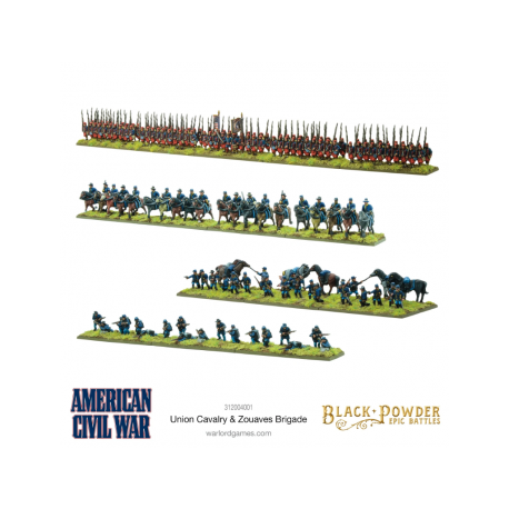 Black Powder Epic Battles - American Civil War Union Cavalry & Zouaves Brigade (English)