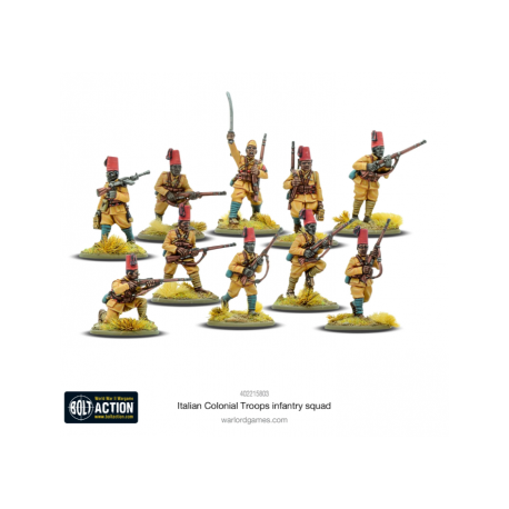 Bolt Action: Italian Colonial Troops Infantry Squad (English)