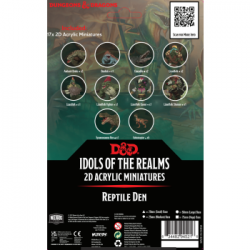 D&D Idols of the Realms: Scales & Tails - Reptile Den- 2D Set (English)