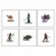 D&D Icons of the Realms Miniatures: Sand & Stone - 8 ct. Booster Brick (Set 26) (English)
