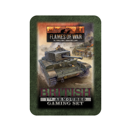 Flames Of War - British 7th Armoured Gaming Set (English)