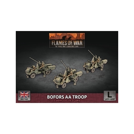 Flames Of War - Tropa AA Bofors SP (3x) (Castellano)