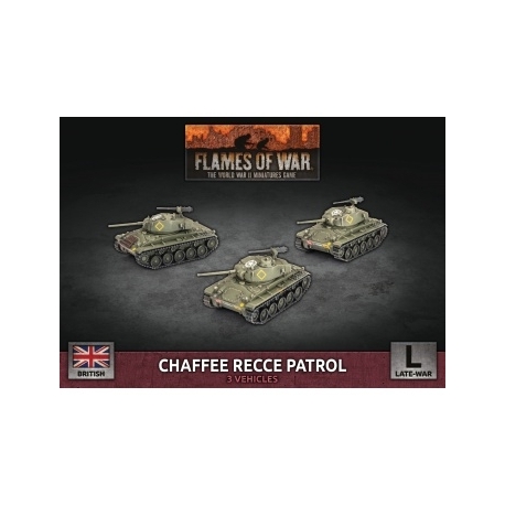 Flames Of War - Chaffee Recce Patrol (3x Plastic) (Inglés)