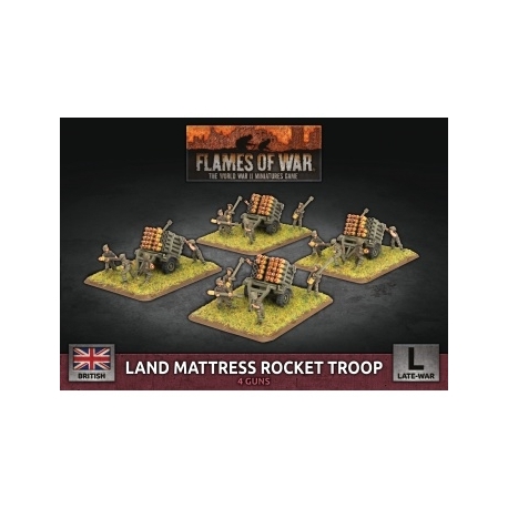 Flames Of War - Land Mattress Rocket Troop (4x) (Inglés)