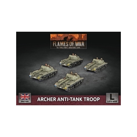 Flames Of War - Archer Anti-Tank Troop (4x Plastic) (Inglés)