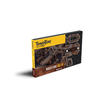 TinkerTurf Sci-Fi - MagLev Rail Add-on - Abandoned Theme