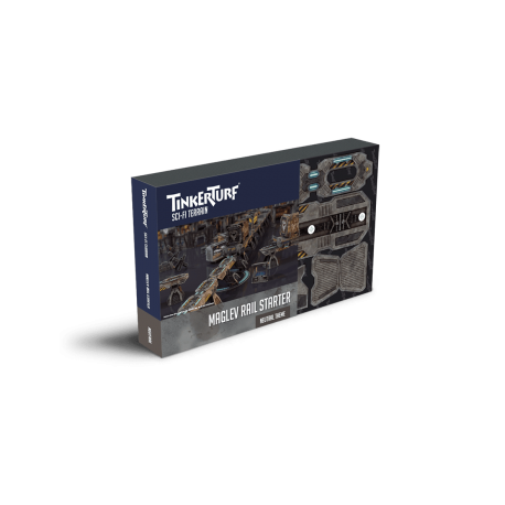 TinkerTurf Sci-Fi - MagLev Rail Starter - Neutral Theme