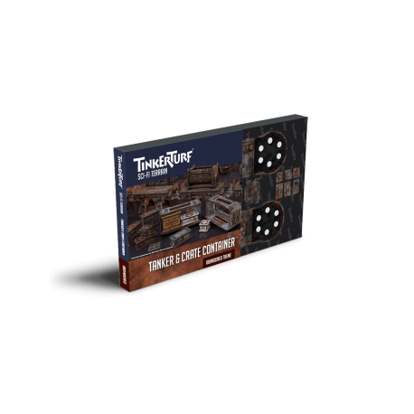 TinkerTurf Sci-Fi - Tanker & Crate Containers - Abandoned Theme