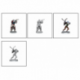 Critical Role Unpainted Miniatures: Ashari Stoneguard & Ashari Skydancer (English)
