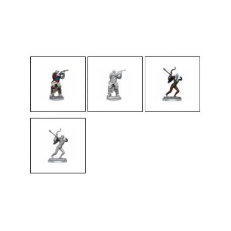 Critical Role Unpainted Miniatures: Ashari Stoneguard & Ashari Skydancer (English)