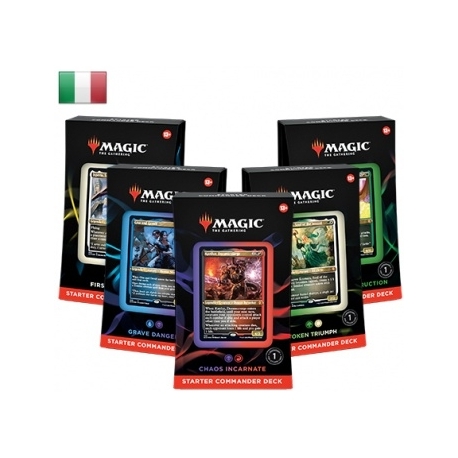 MTG - Evergreen Starter Commander Decks 2022 (5 Decks) (Italian)