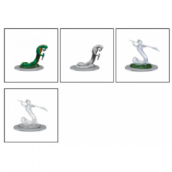 Critical Role Unpainted Miniatures: Serpentfolk & Serpentfolk Ghost (English)