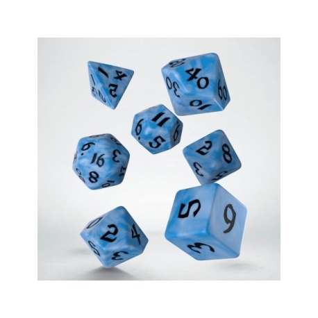 Classic Runic Glacier & black Dice Set 7