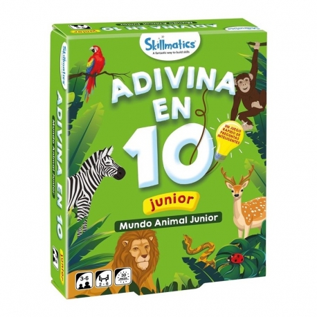 Junior Animal World Board Game - Guess in 10 by Ludilo