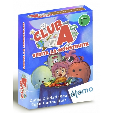 Juego de cartas Club A Verita la monstruita de Átomo Games