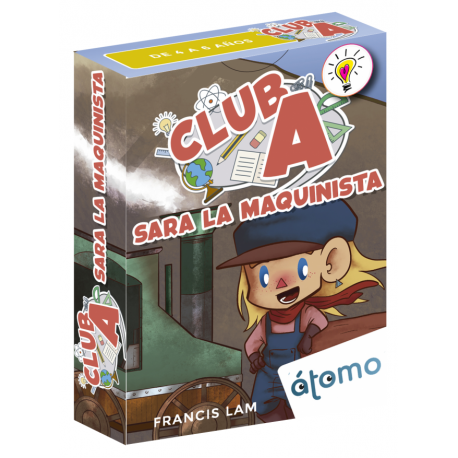 Juego de cartas Club A Sara la Maquinista de Átomo Games