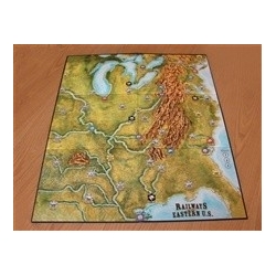 Railways Of The World: Railways Of Eastern U.S. Map & Cards (English)
