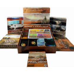 Insert compatible with TERRAFORMING MARS (Base + EXPANSIONS)