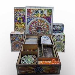 Inserto compatible con SAGRADA (Base+Exp. 5-6 Jugadores+Exp. Passion+Exp. Life+Exp. Glory)