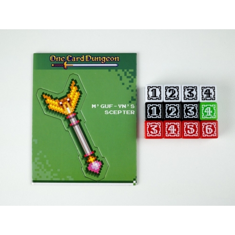 Custom Dice - 1 Card Dungeon