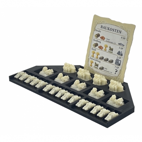 Feldherr player board for Catan