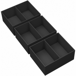 Paquete de 3 unidades de inserto para portafichas Feldherr para Storage Box TCHS105