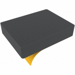 CRMEML055S 272 mm x 211 mm x 55 mm Pick and Pluck / Pre-Cubed foam tray - grid 14 mm self-adhesive