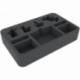 HSNP050Set 2 pcs. 275 mm x 172 mm x 50 mm Convoluted foam half-size