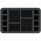 HSCS070BO 70 mm Half-Size foam tray with 24 compartments