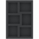 FOMFCL055BO 300 mm x 210 mm x 55 mm foam tray for board games with 19 compartments