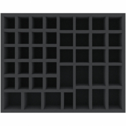 FSMFGW120BO 120 mm Full-Size foam tray with 8 compartments