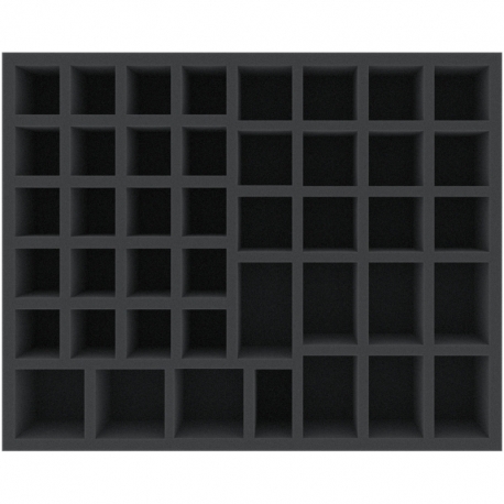 FSMFGW120BO 120 mm Full-Size foam tray with 8 compartments