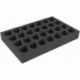DSMEOD100BO 100 mm Double-Size foam tray with 7 compartments