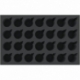 DSMEOD100BO 100 mm Double-Size foam tray with 7 compartments