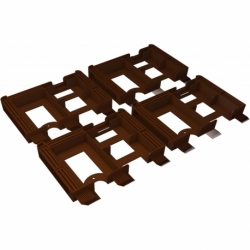 Paquete de valor de 4 unidades Feldherr Hero Dashboard para Gloomhaven + Gloomhaven: Jaws of the Lion