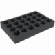 DSMETC070BO Feldherr foam tray with 28 circular compartments of 60 mm diameter