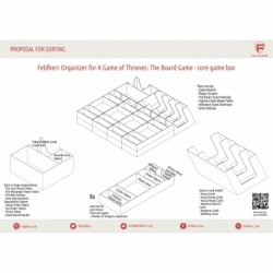 Feldherr Organizer + foam set for Darksiders: The Forbidden Lands - core game box